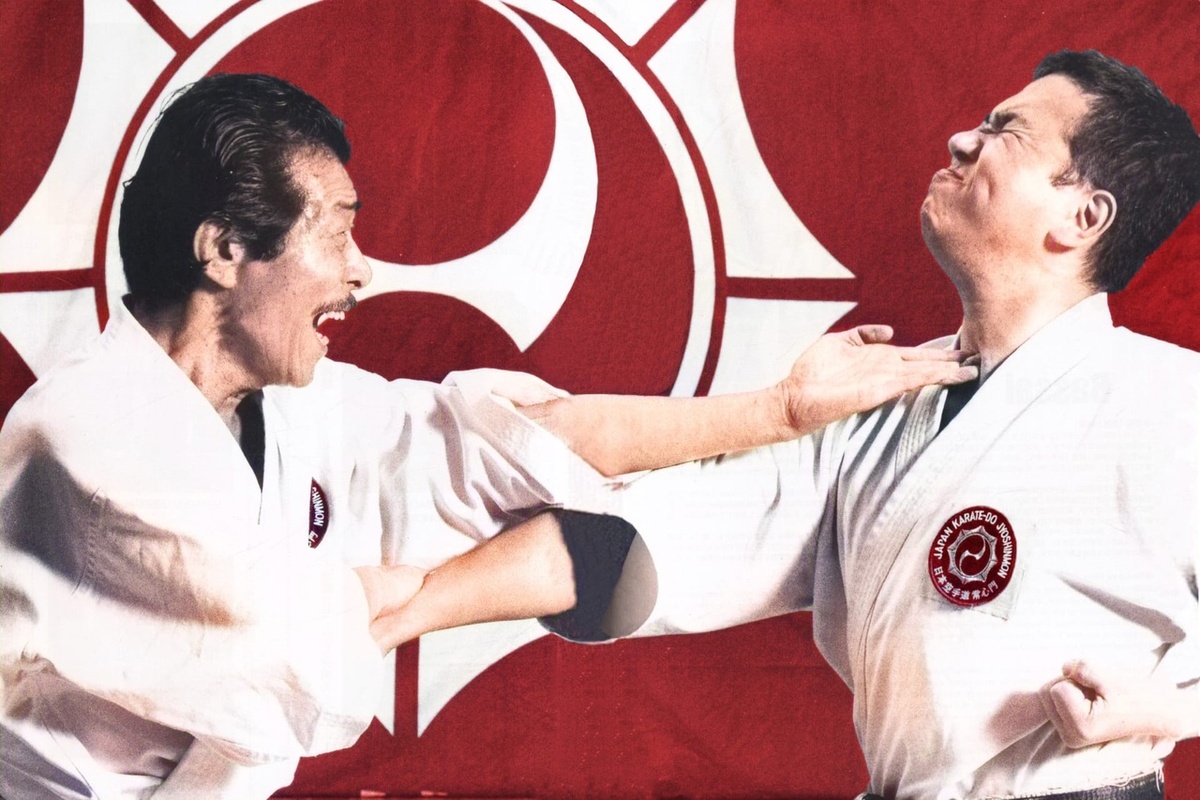 Основатель стиля Дзёсинмон Сёрин-рю Икеда Хошу и шихан Хацуки Тору