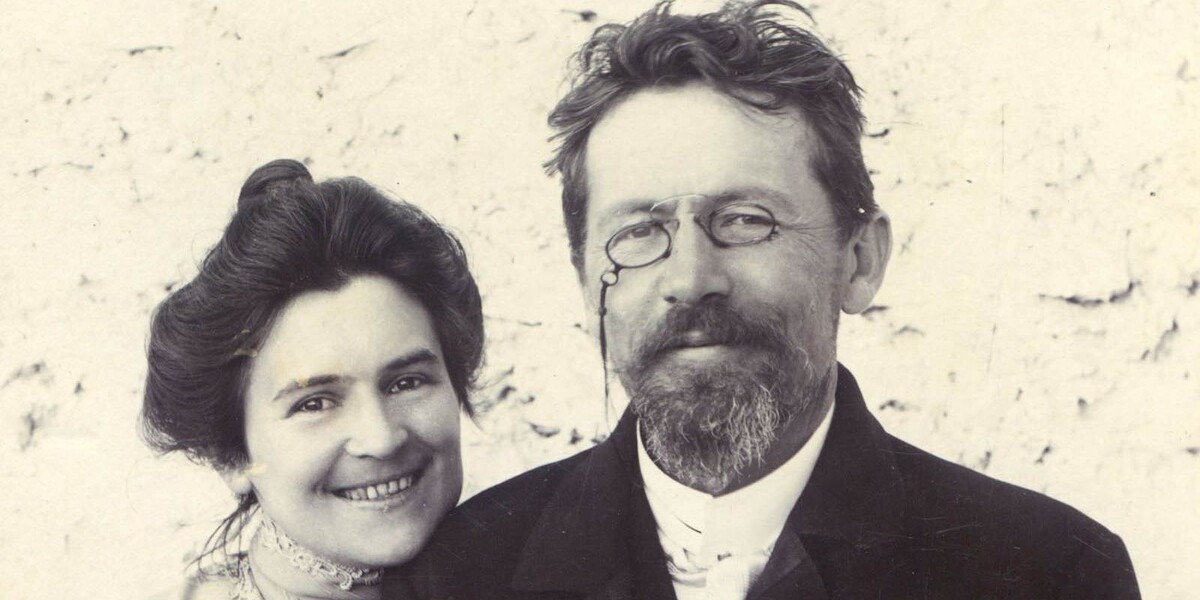 Антон Павлович Чехов и его жена Ольга Леонардовна Книппер.