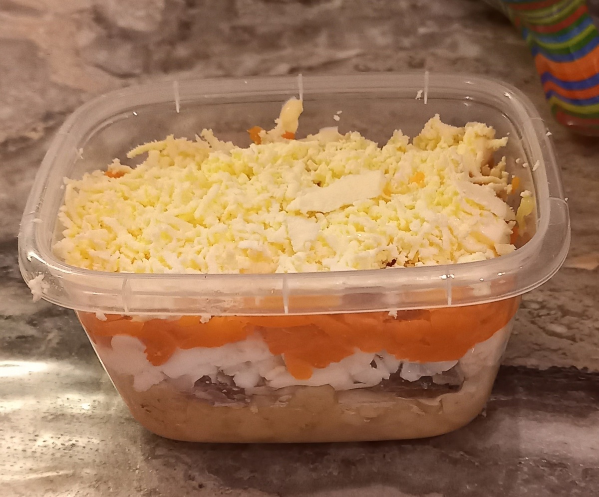 Салат мимоза