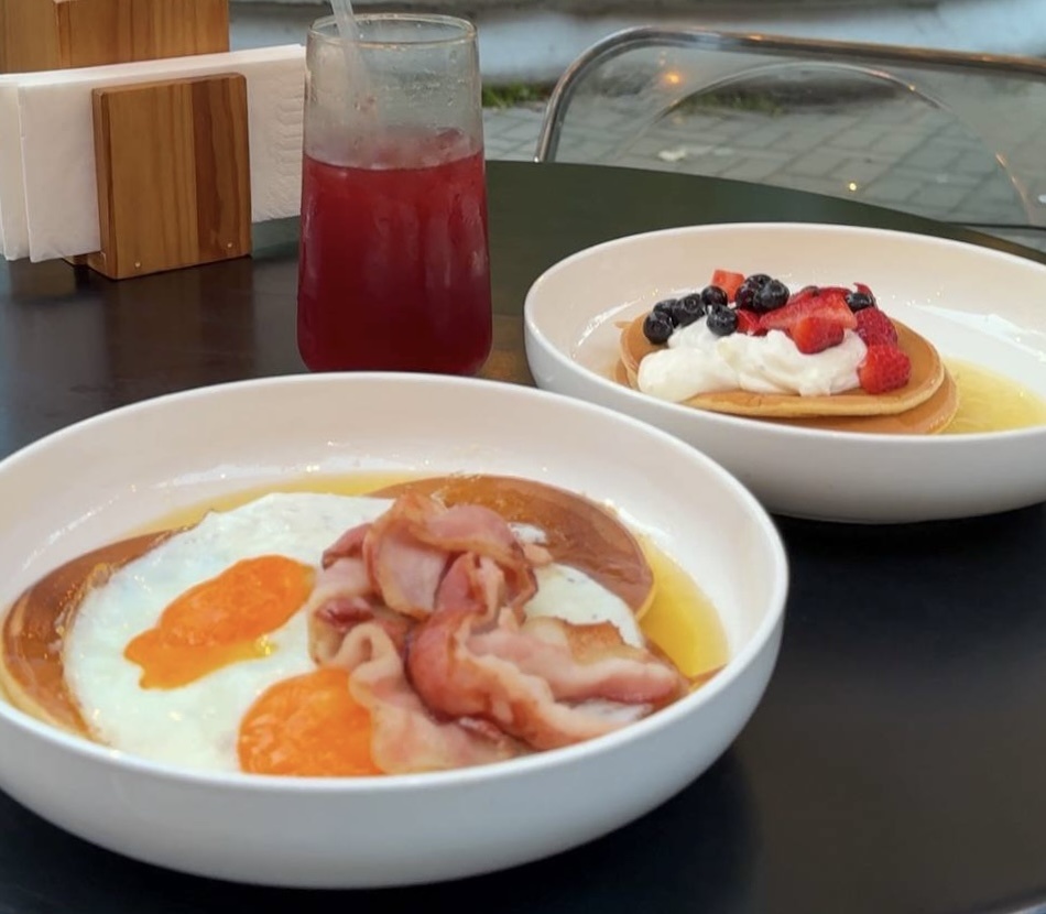 Завтрак в кафе Pan & cake в СПб