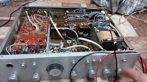 Ремонт УНЧ Амфитон у -101. Поиск откуда взялось на выходе постоянное ...