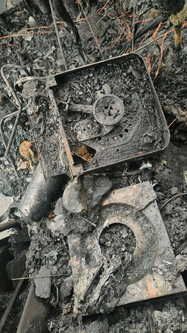    В Кирове сгорел грузовой автомобиль из-за плитки