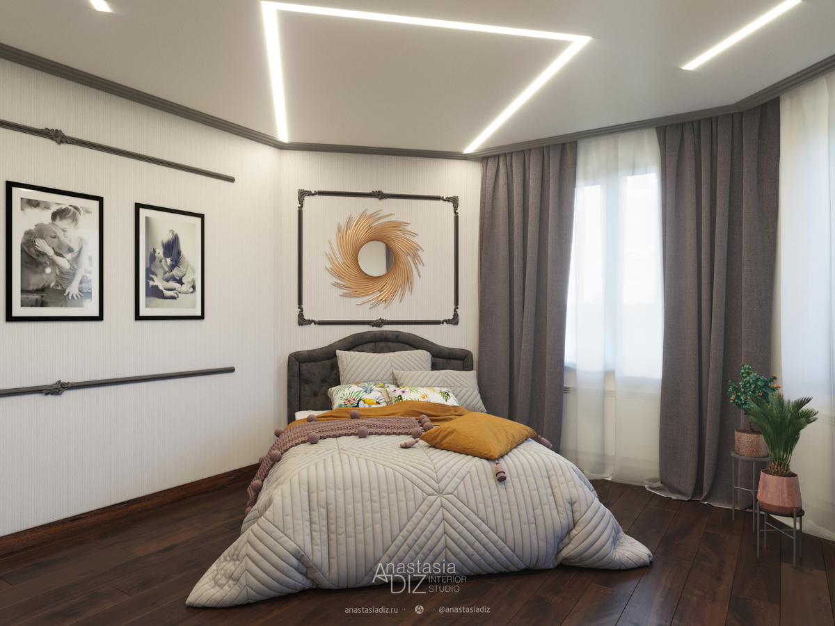Дизайн-проект спальни 2019 г