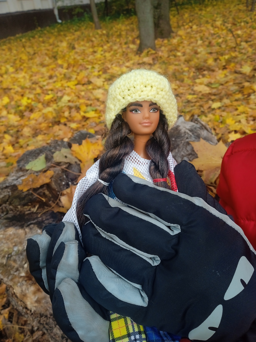 Джема в надёжных руках. Фото автора.