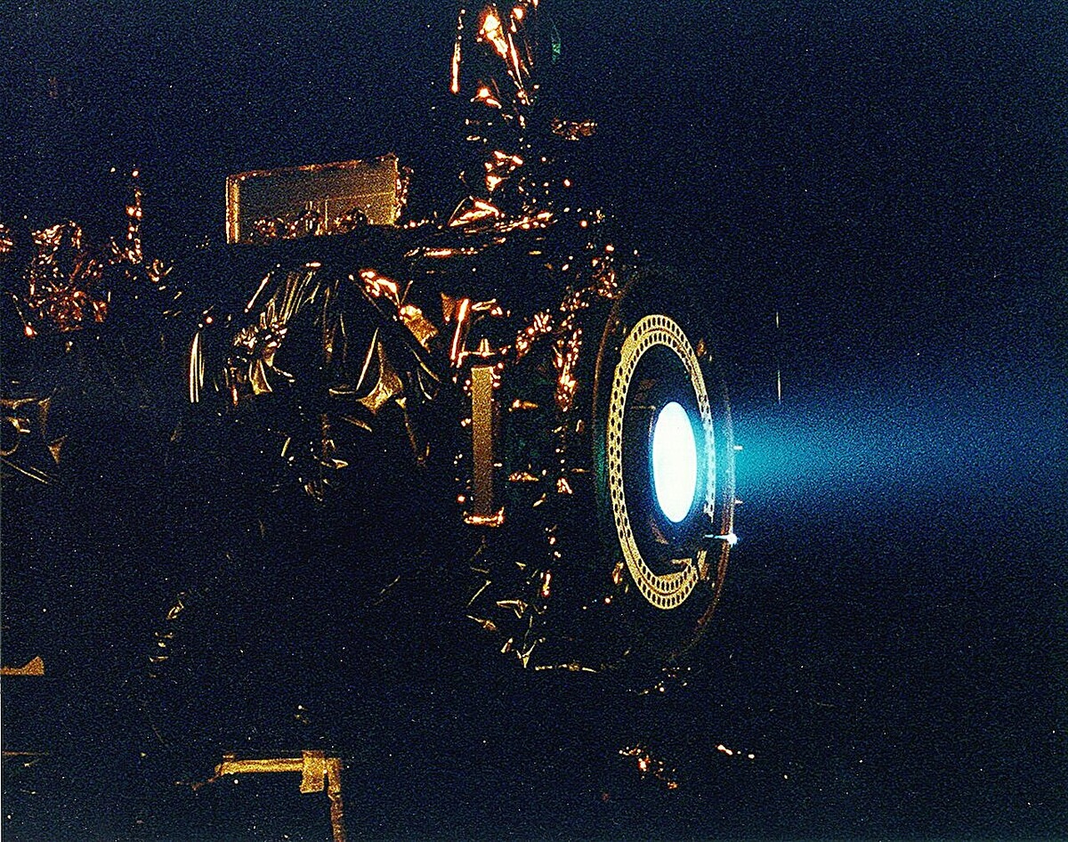 Ионный двигатель. Источник: NASA  📷
