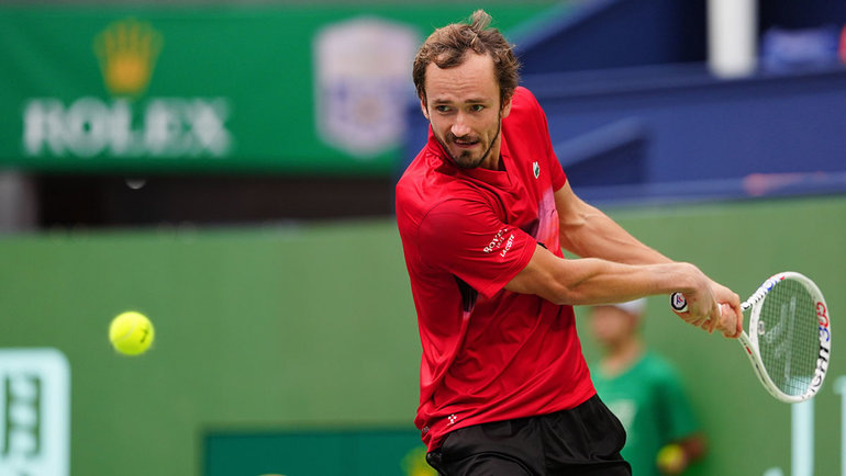    Российский теннисист Даниил Медведев. Getty Images