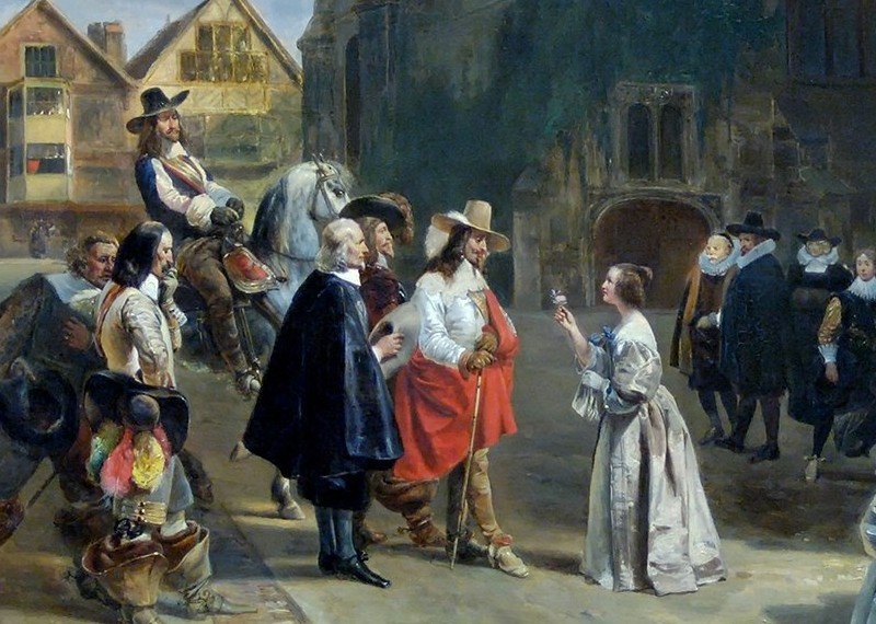 Карл I в замке Кэрисбрук.