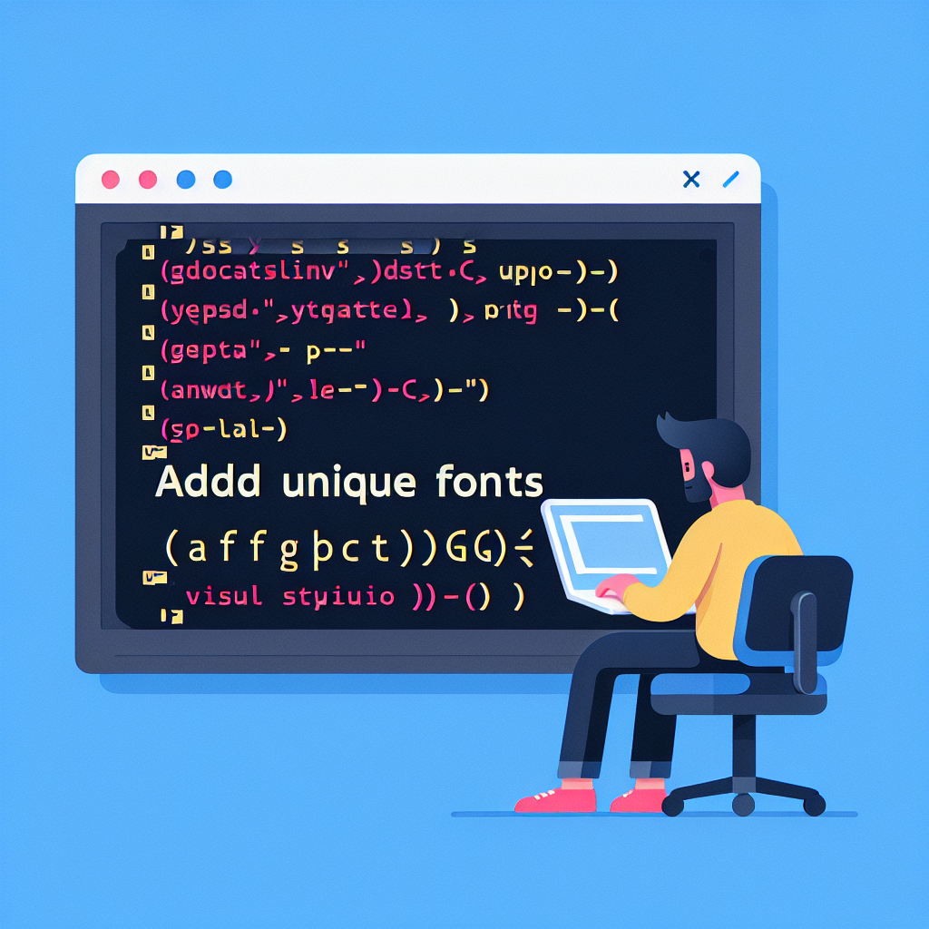 Как Подключить Шрифты в HTML с помощью Visual Studio Code