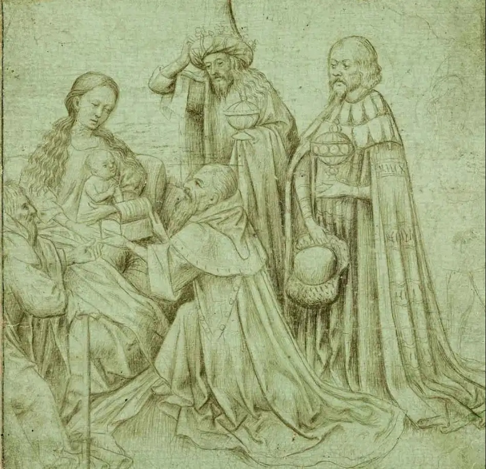 Ян ван Эйк «Поклонение волхвов»