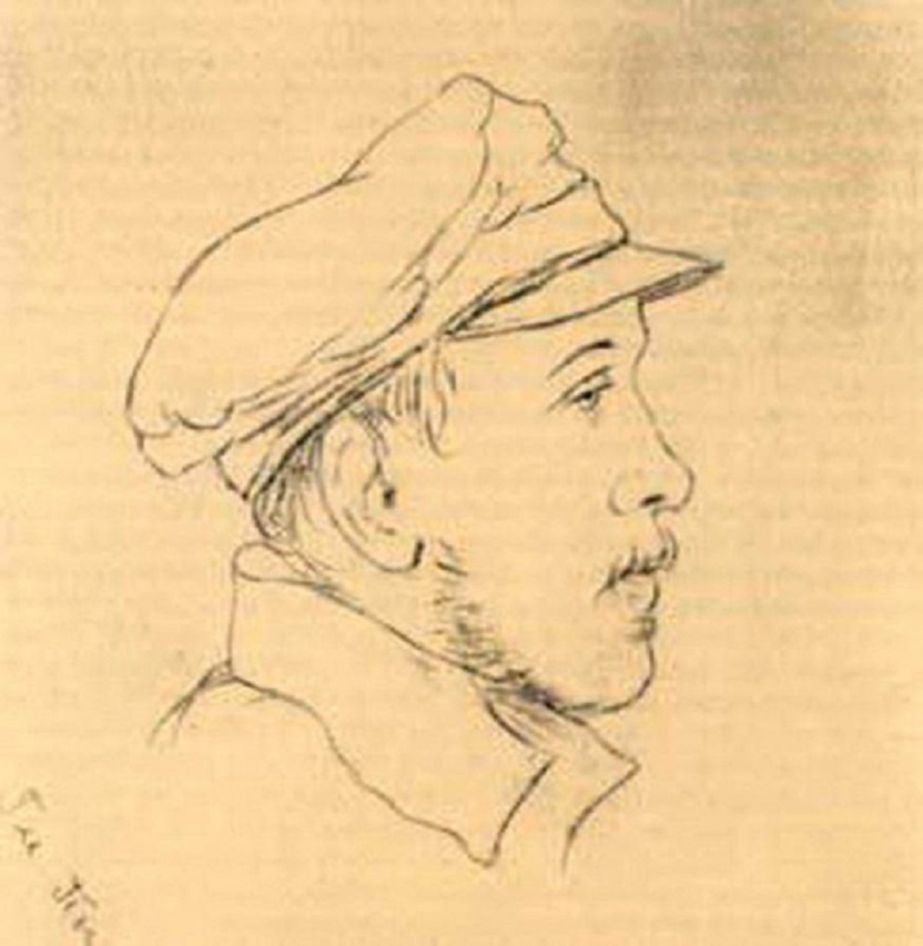 Портрет Лермонтова, работа Дмитрия Палена