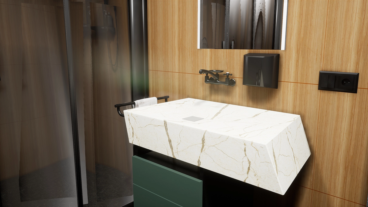 Хотите добавить изысканности и функциональности в свою ванную комнату? Тогда раковина из керамогранита четырех-скатная - идеальное решение! Не сравнивайте плюсы и минусы, эта раковина - исключительное сочетание элегантности, долговечности и удобства.

Высококачественный керамогранит, из которого изготовлена раковина, не только выглядит безупречно, но и обладает уникальной прочностью, которая гарантирует долгий срок службы без потери своего первозданного вида. Благодаря своему изысканному дизайну идеально впишется в любой интерьер - от классического до современного.

Четырех-скатная форма раковины придает ей не только стильный вид, но и увеличивает функциональность. Вы получаете пространство для комфортного использования, несмотря на ограниченные размеры ванной комнаты. Моющая поверхность раковины легко очищается и не требует особого ухода - просто наслаждайтесь чистотой и свежестью каждый день.