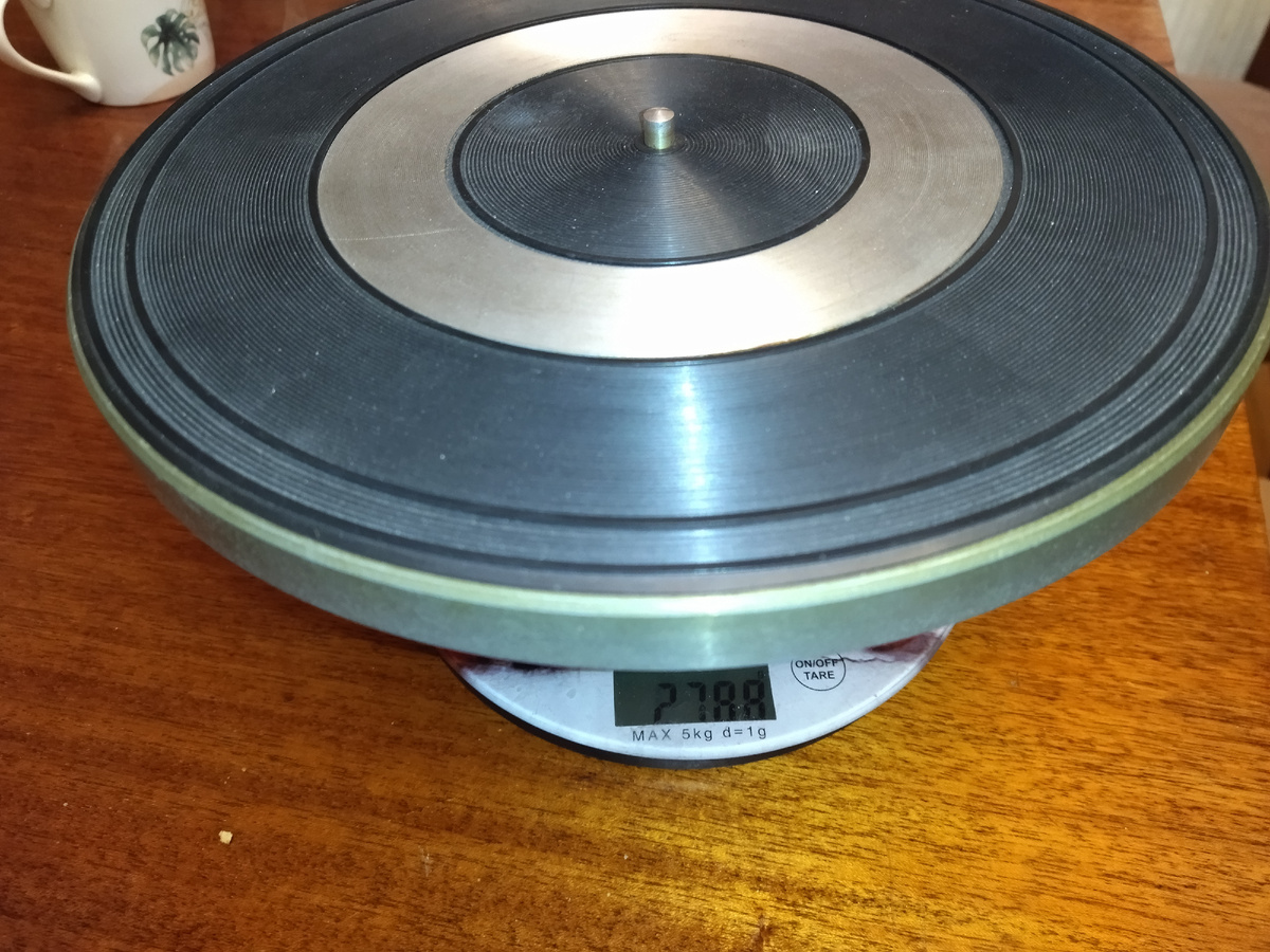 Akords 001 - масса диска 2,788 кг!