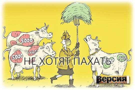    Не хотят пахать