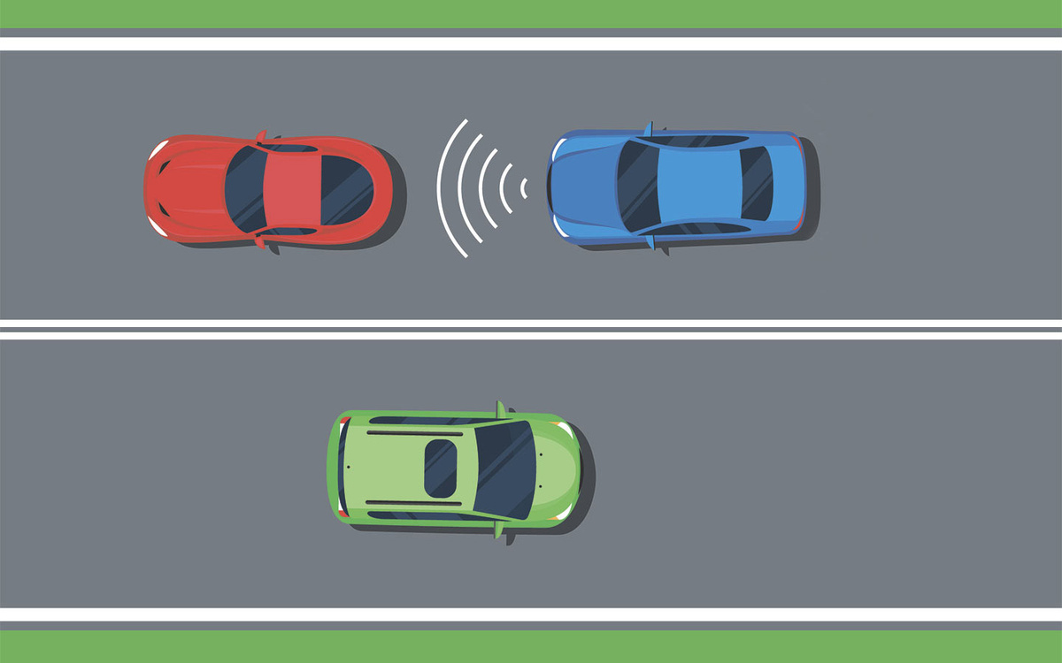 EgudinKa / Shutterstock / FOTODOM📷Принцип действия АСС основан на замере времени, которое требуется радиоволнам или лазерному лучу для того, чтобы, отразившись от преграды, достичь принимающего устройства, детектора