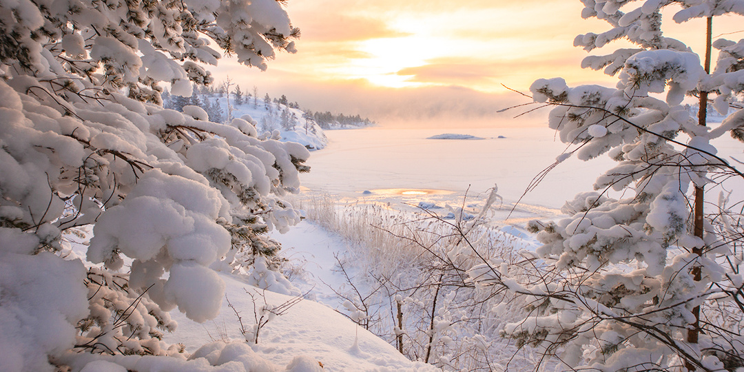 Зимние картины Ладоги