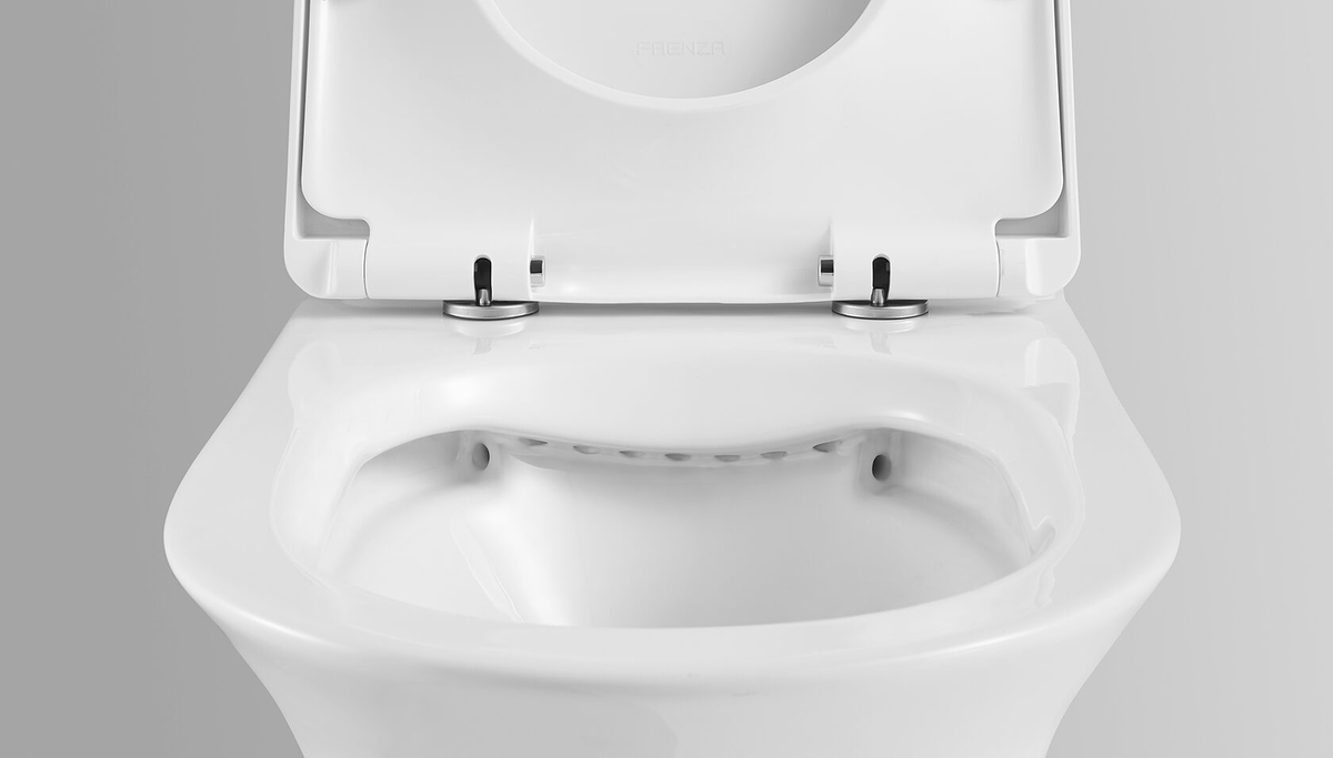 Безободковый унитаз подвесной ARROW AHB2157 белый / крышка PG017-ZPA