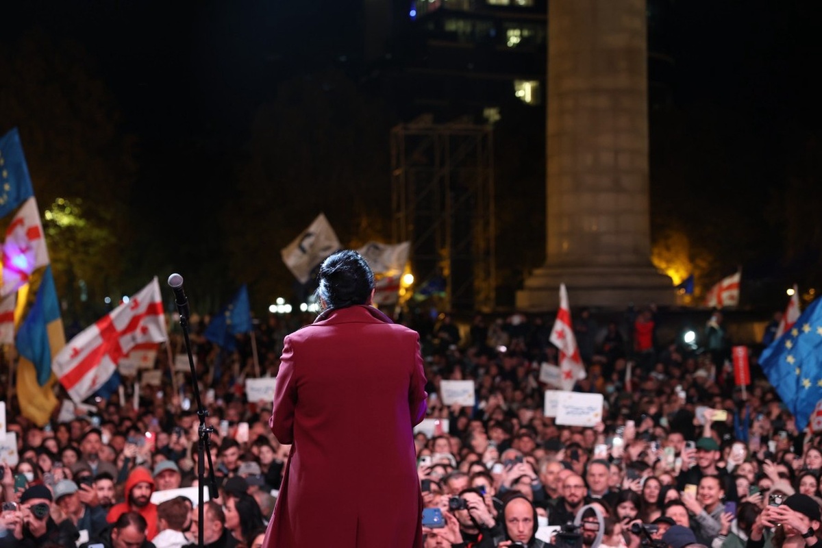 Фото © Facebook (признан экстремистской организацией и запрещён на территории Российской Федерации) / Salome Zourabichvili