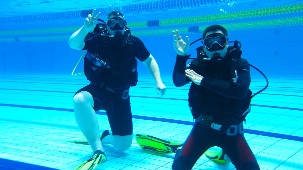    В Югре для ветеранов СВО организовали секцию дайвинга