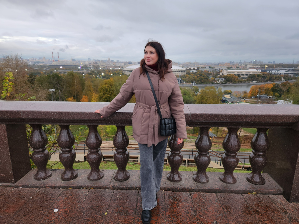 Фото автора. Смотровая площадка на Воробьевых горах