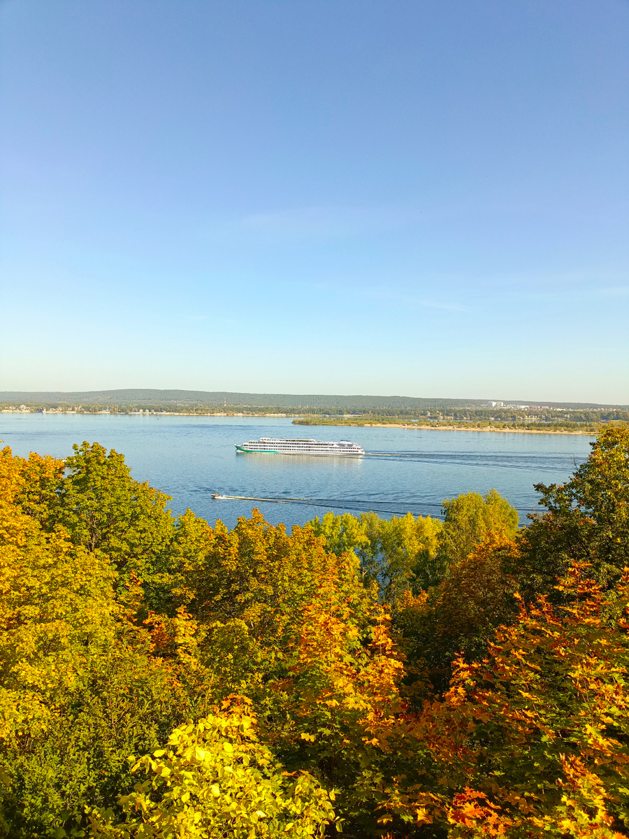 Вид на Волгу, сентябрь 2024 г.
