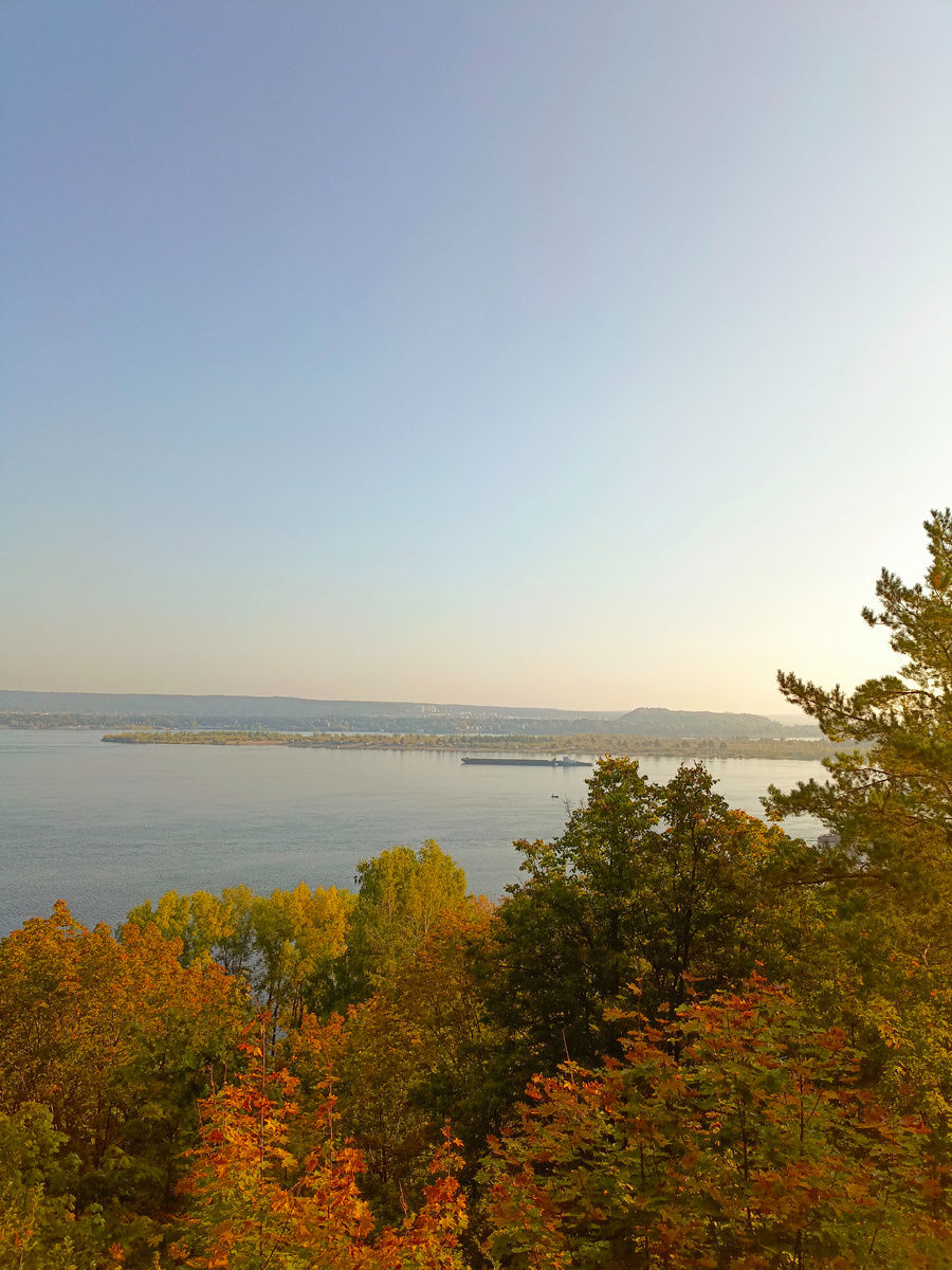 Вид на Волгу, сентябрь 2024 г.