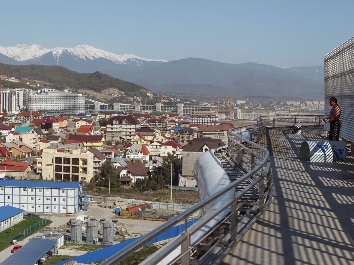    Поселок Мирный в Сочи© РИА Новости / Михаил Мокрушин