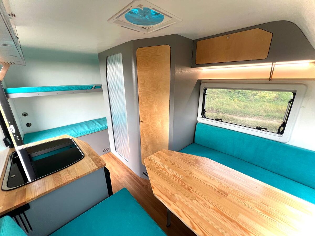 интерьер самодельный автодом VANwagen 360 (автодом сделанный в россии)