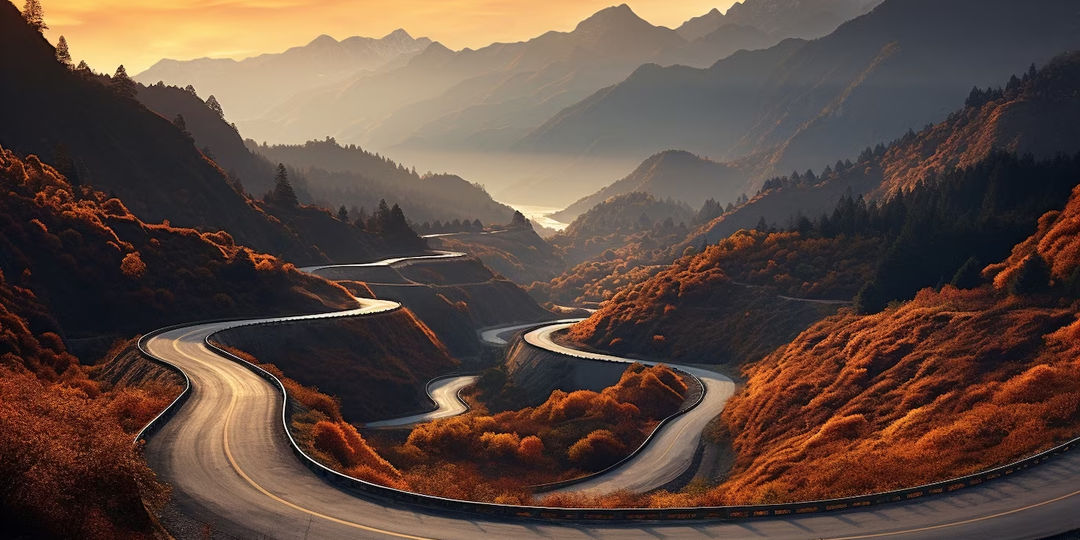 ТОП-5 самых красивых дорог России: когда захватывает дух