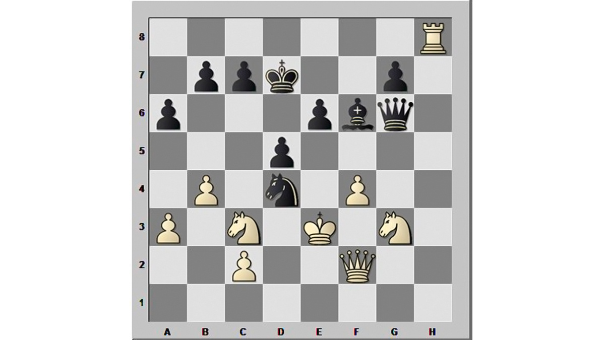 Чёрные начинают и выигрывают