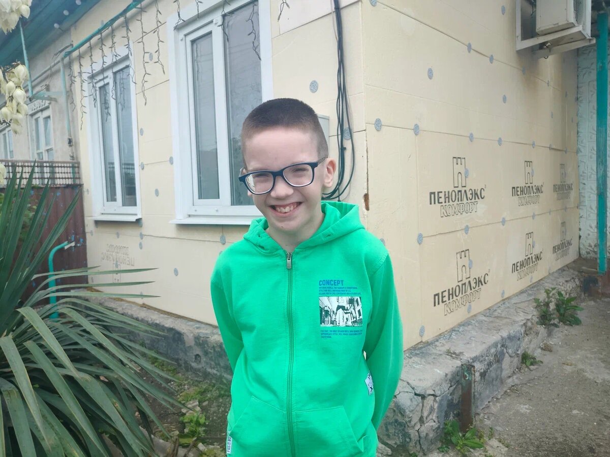 Костя Ткаченко, подопечный фонда "Алёша"