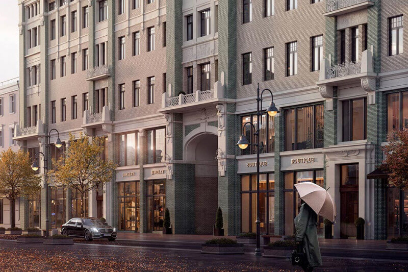 Главным украшением улицы Большая Дмитровка является доходный дом 1903 года построенный по проекту Адольфа Эрихсона. Дом был бережно реконструирован и получил название «История»