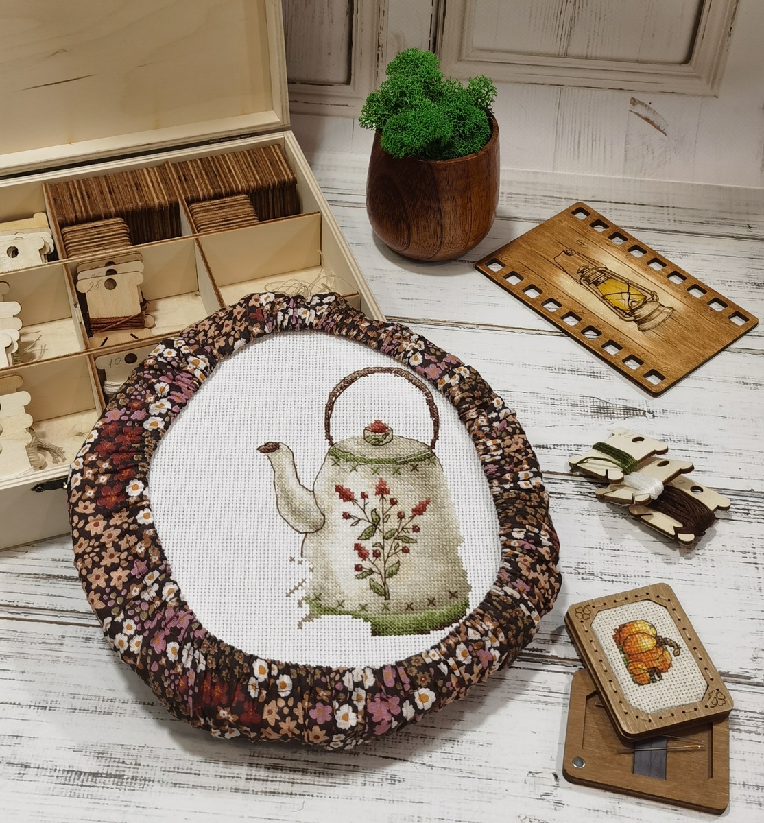 Вышивка "Хранители чая". Вышивает Ксения Kukanchik