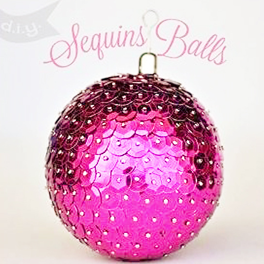    Шар с пайетками своими руками от goodshomedesign.com   
Источник: goodshomedesign.com