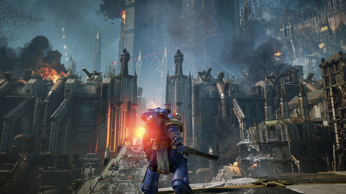 Скриншот из игры "Warhammer 40.000: Space Marine II"