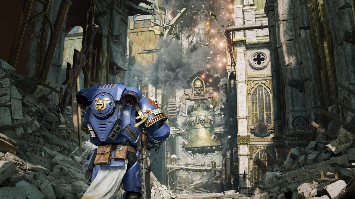 Скриншот из игры "Warhammer 40.000: Space Marine II"