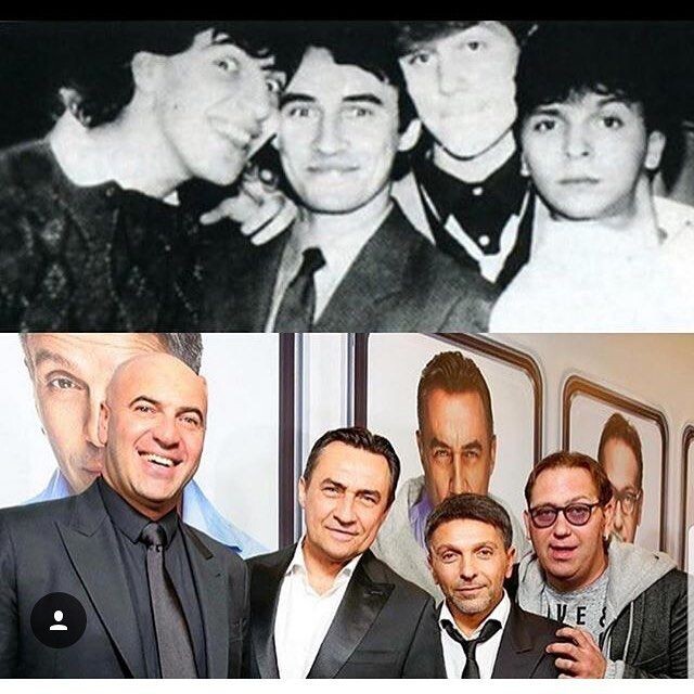 "Квартет И" в юности и сейчас. Фото: Инстаграм (запрещен в России) / @demidov_official 