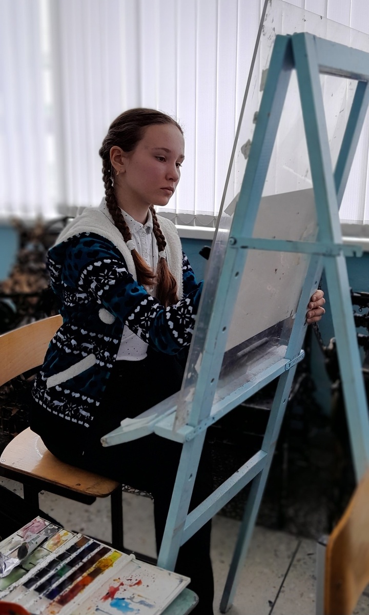 Самира Хусаинова за работой