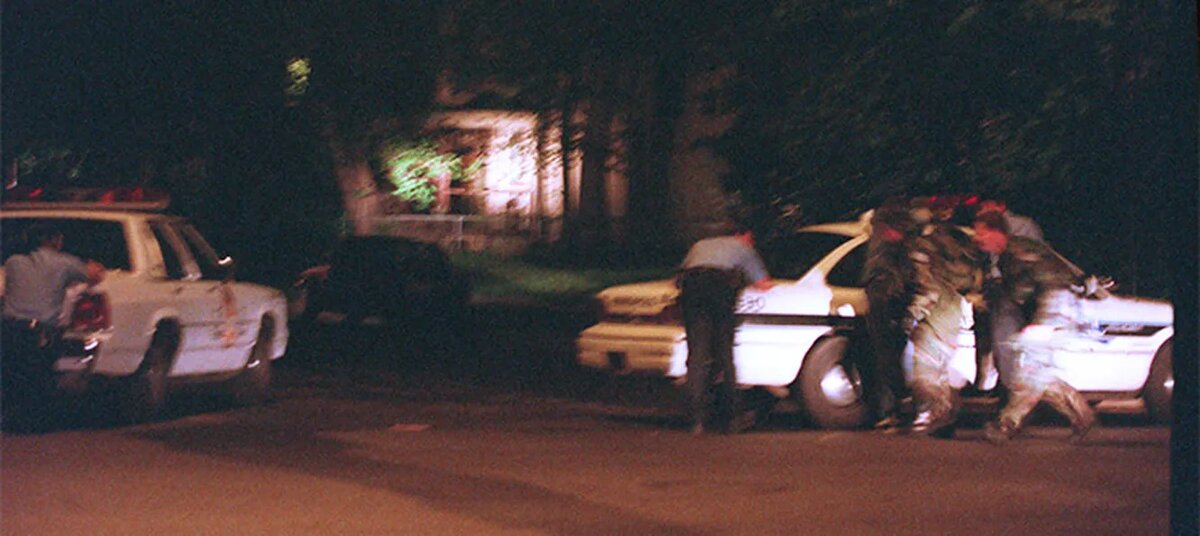 Кадры задержания преступницы.