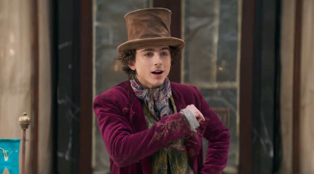     Тимоти Шаламе, кадр из фильма «Вилли Вонка» (2023)