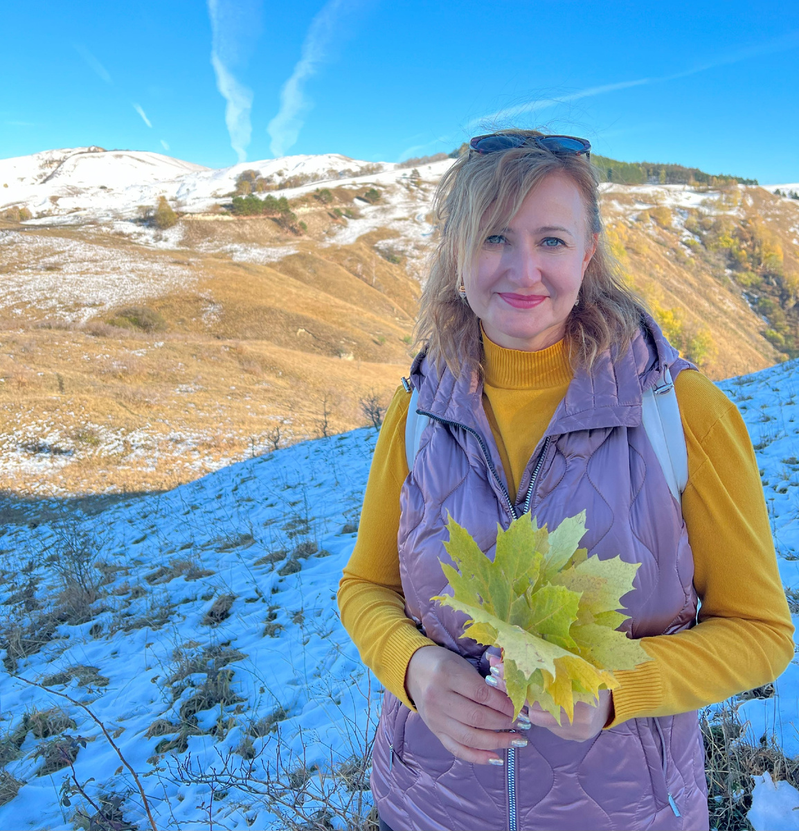 а где-то уже и снег лежит...