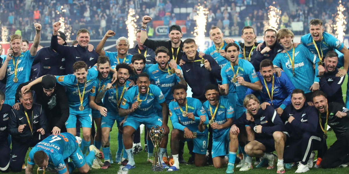 "Зенит" празднует очередное чемпионство 