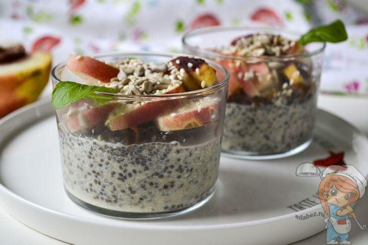    Чиа-пуддинг на миндальном молоке Шеф-повар