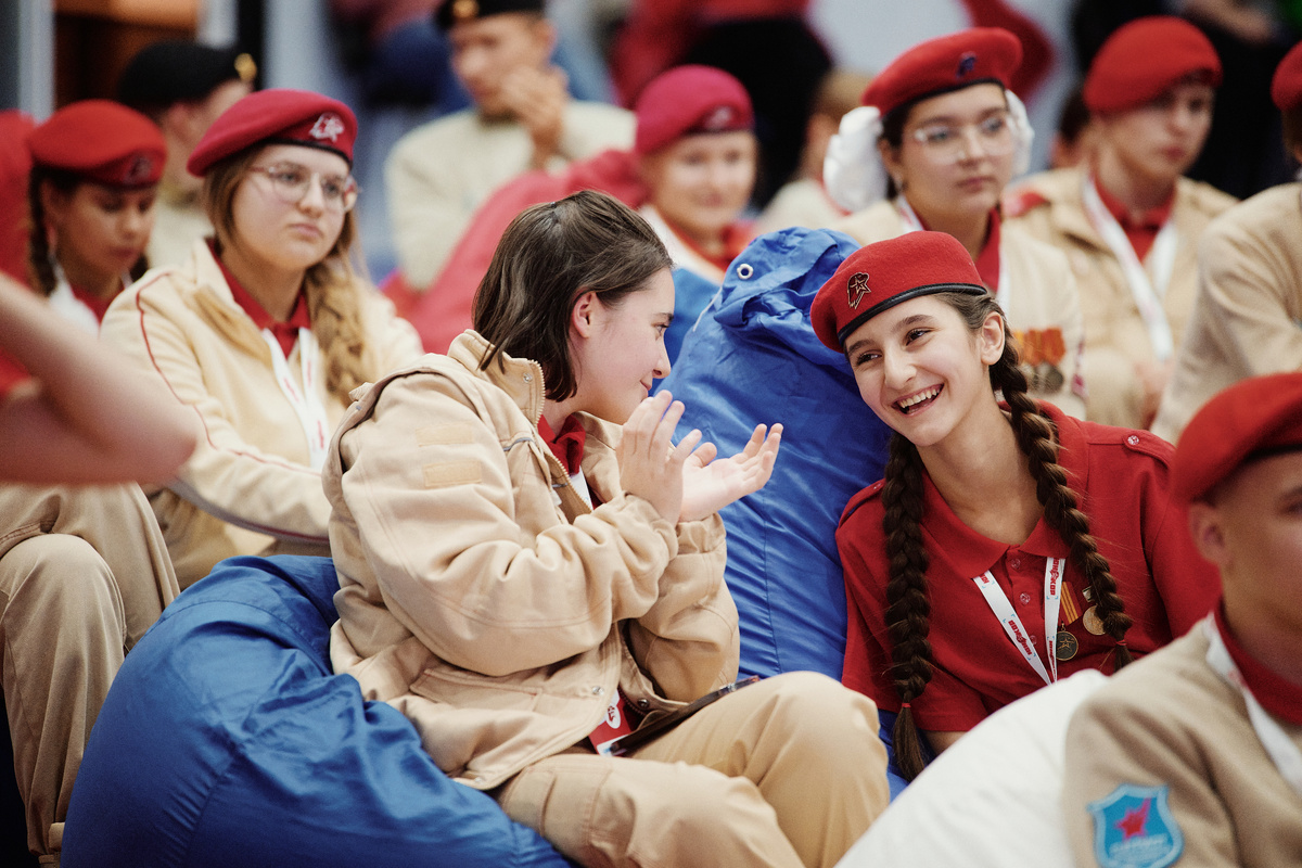 Юнармейцы на форуме «ЮНКОР»