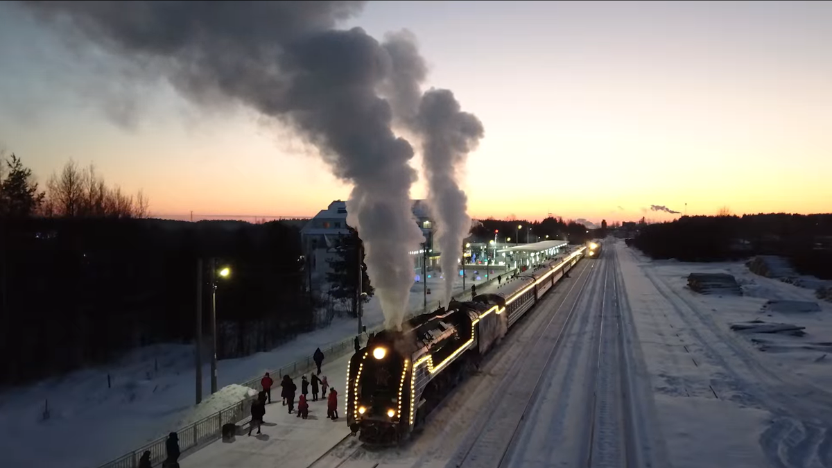 Новогодний поезд Деда Мороза 2024-2025