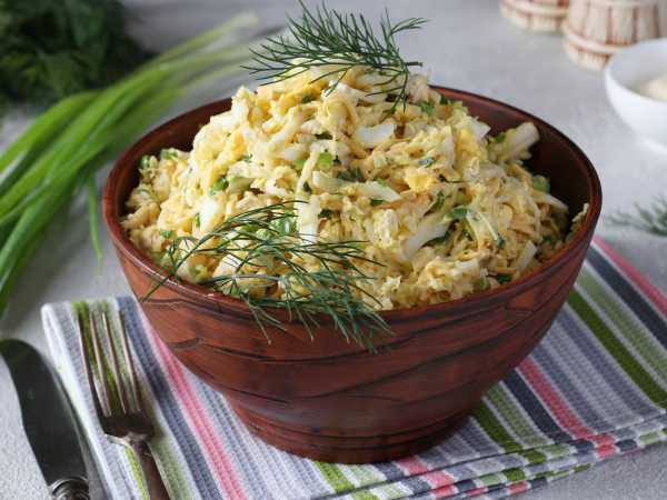 Салат из пекинской капусты с курицей