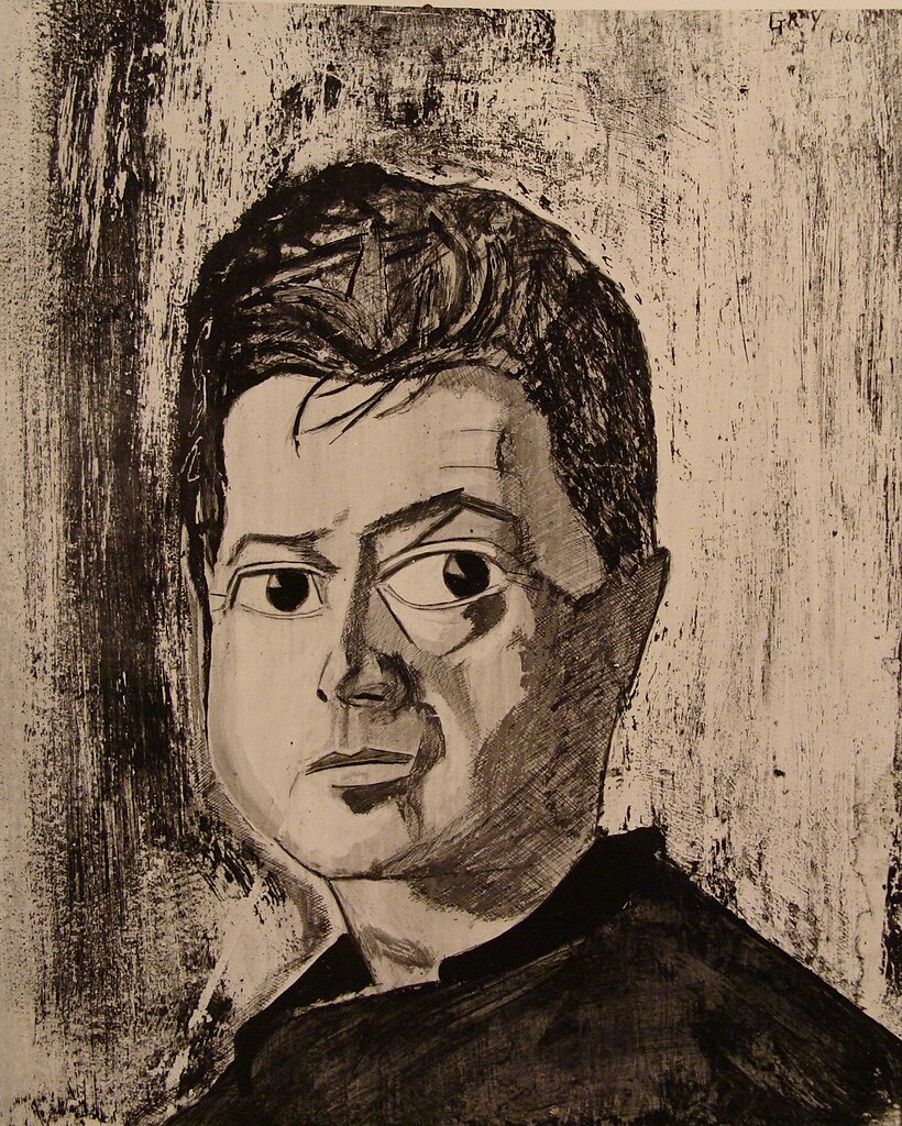 Портрет Фрэнсиса Бэкона кисти Реджинальда Грея, 1960