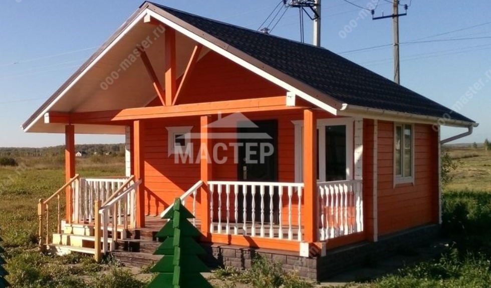 Каркасная баня «Заворово» 6х6м от компании «Мастер»