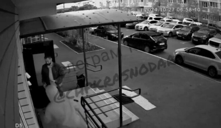    Кадр из записи с камеры видеонаблюдения