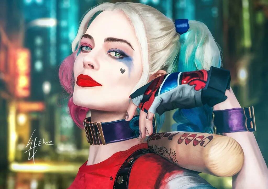 Взято из https://www.deviantart.com/eddhortillosa/art/Margot-Robbie-Harley-Quinn-737526402