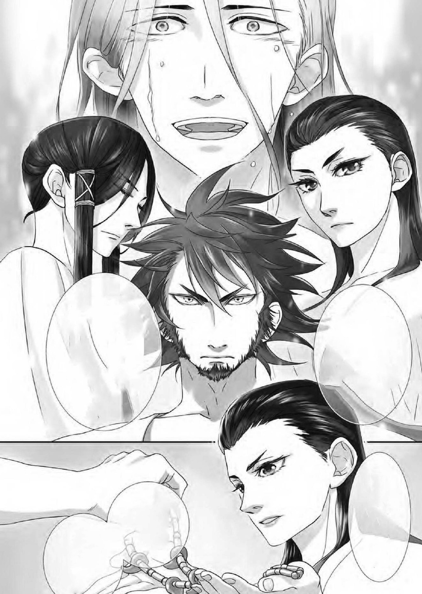 Слева направо: Цукуёми, Сусаноо, Аматэрасу